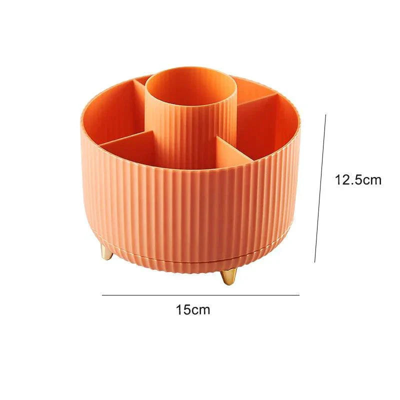 360° Swivel Makeup Brush Holder