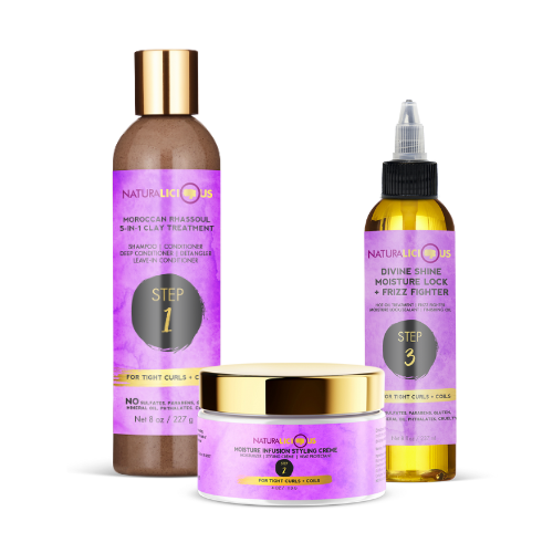 Hello Gorgeous Hair Care System – For Tight Curls & Coily Hair